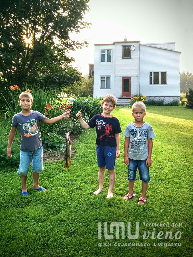 Рыбалка в Карелии в гостевом доме с детьми 2016